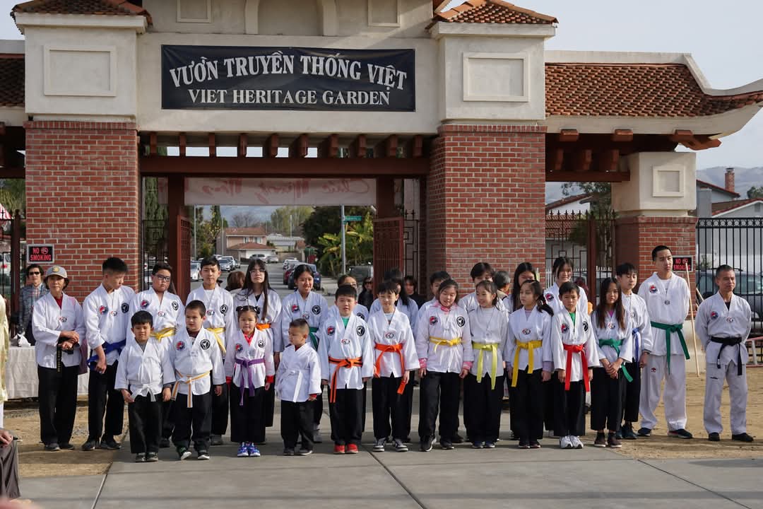 Councilmember Bien Doan Brings Flu and COVID Shots to Monthly Flag-Raising at Vietnamese Heritage Garden