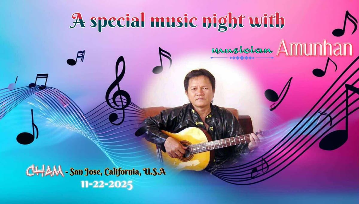 Buổi Sinh Hoạt Văn Nghệ Chăm tại San Jose cùng Nhạc Sĩ Amưnhân từ Việt Nam