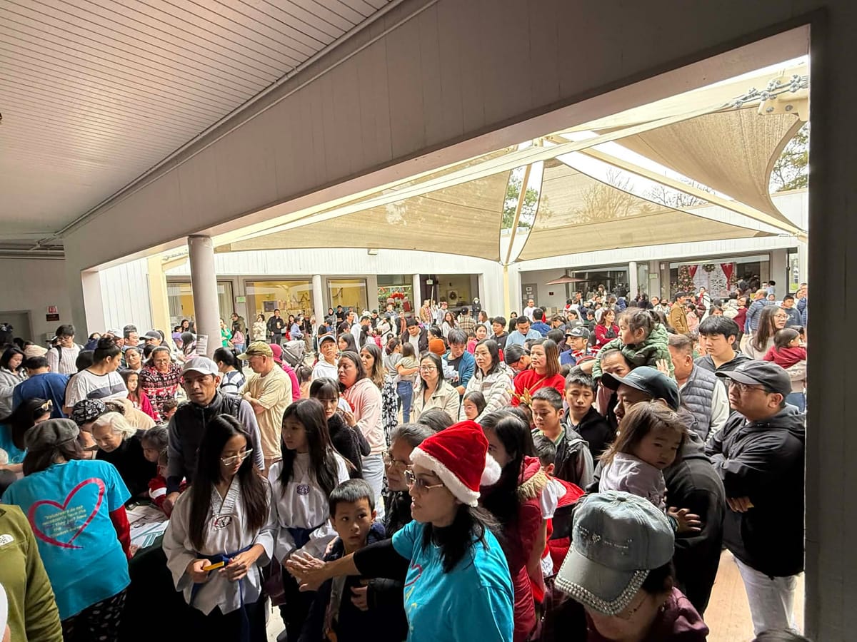 Nearly 1,000 Christmas gifts were delivered to children at Vietnamese American Cultural Center