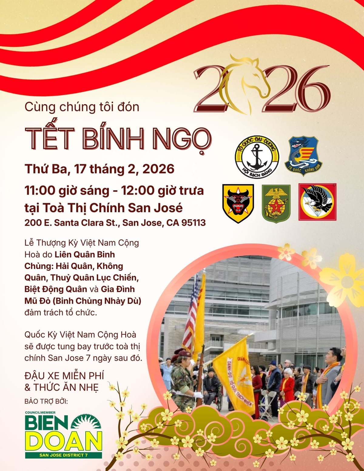 San Jose District 7 to Host Two Flag-Raising Ceremonies in February 2026