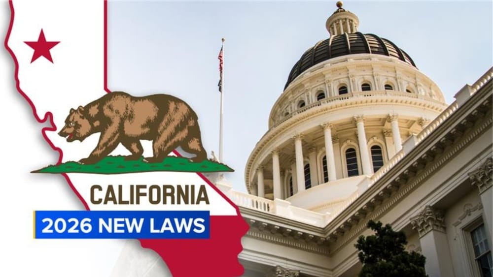 More New California Laws Taking Effect in 2026