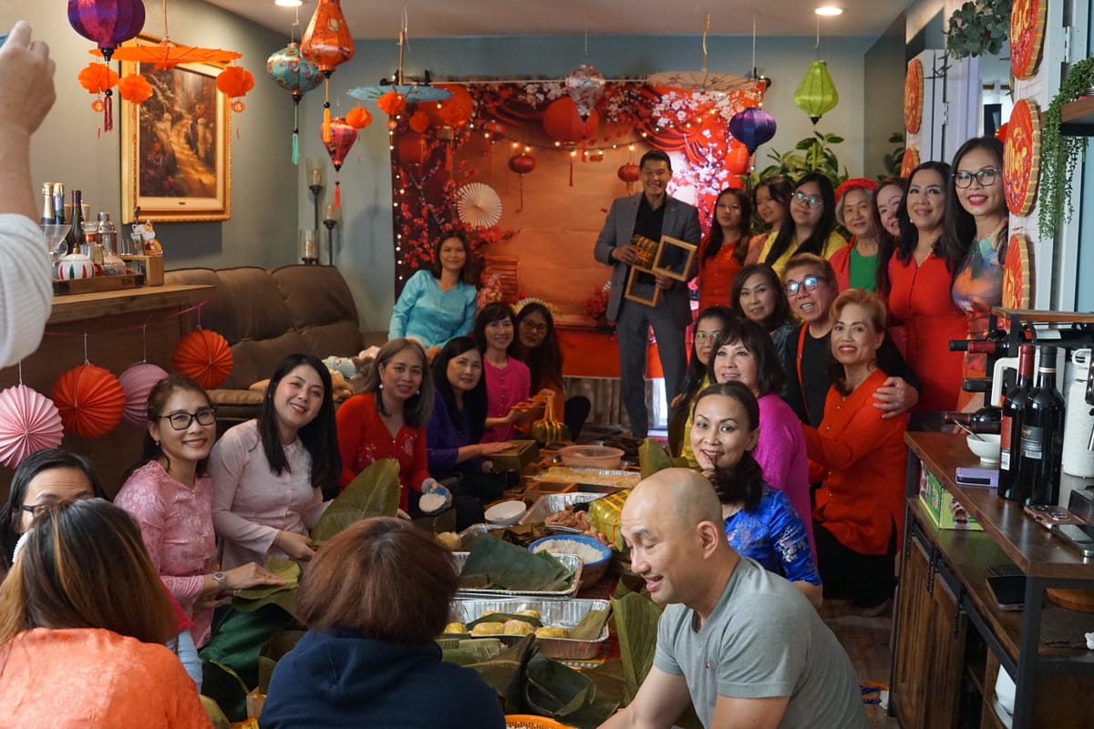 OAC/VAC Hosts Three-Day Bánh Chưng Wrapping Program to Preserve Vietnamese Traditions and Connect Generations