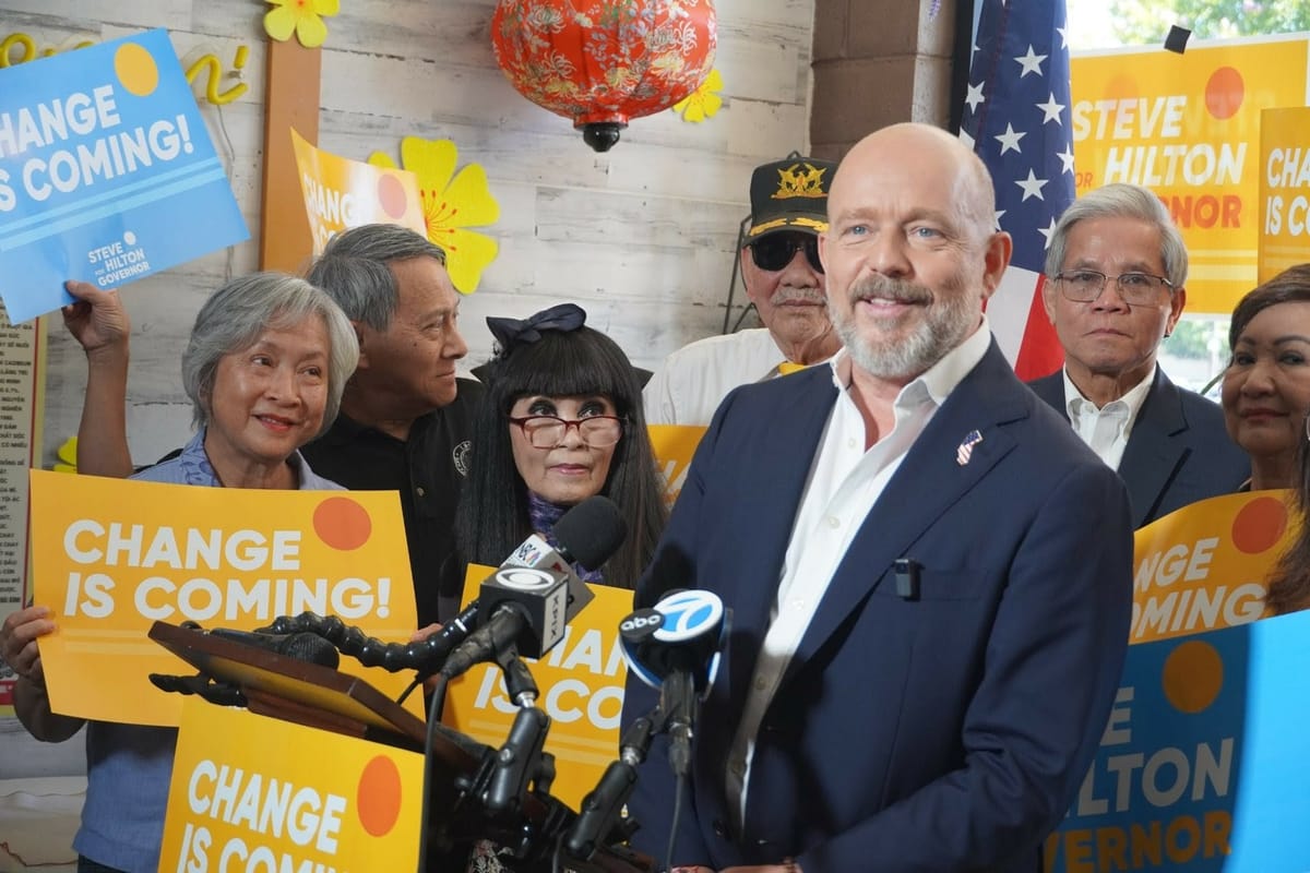 Ứng cử viên Thống đốc California Steve Hilton tiếp xúc cử tri Mỹ gốc Việt tại San Jose