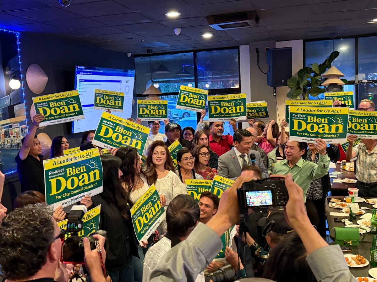 Bien Doan Holds Strong Lead in San Jose District 7 Race, Advances Toward November Runoff