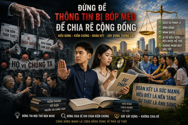 Đừng Để Chính Trị Chia Rẽ Cộng Đồng